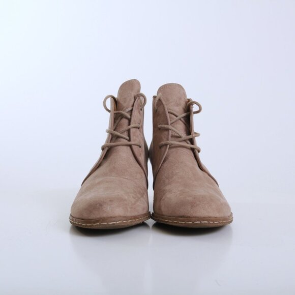 Franco Sarto Annabelle Lace Up Wedge Booties in Tan Women Size 9 - Picture 4 of 12